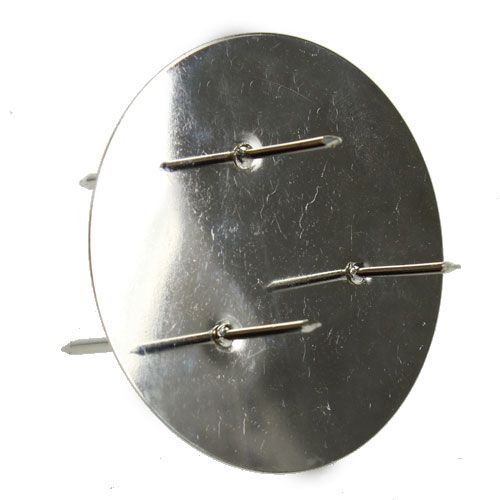 Floristik24 Lysestaker sølv Ø6cm 12stk