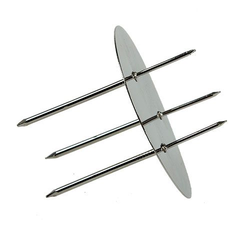 Floristik24 Adventskrans knopp sølv Ø8cm