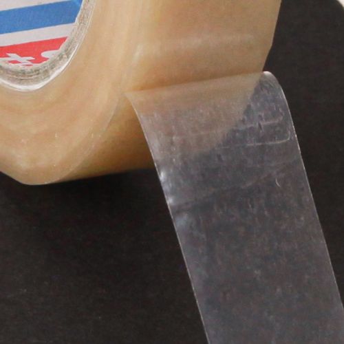 gjenstander Selvklebende tape 19mm x 66m PVC nøytral 8 stk