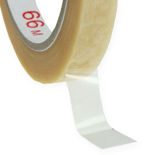 gjenstander Selvklebende tape 12mm x 66m PVC nøytral 12 stk