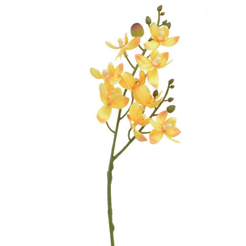 Liten orkide Phalaenopsis kunstig gul 30cm