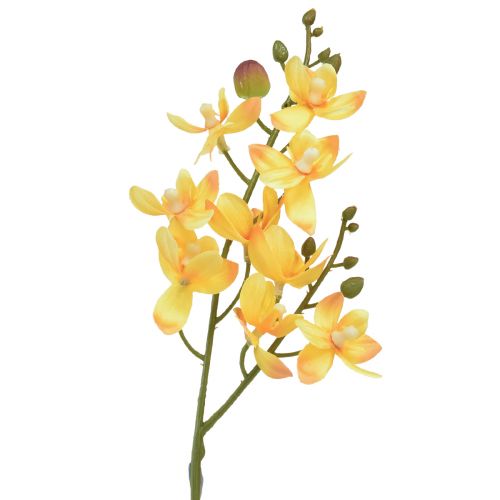 gjenstander Liten orkide Phalaenopsis kunstig gul 30cm