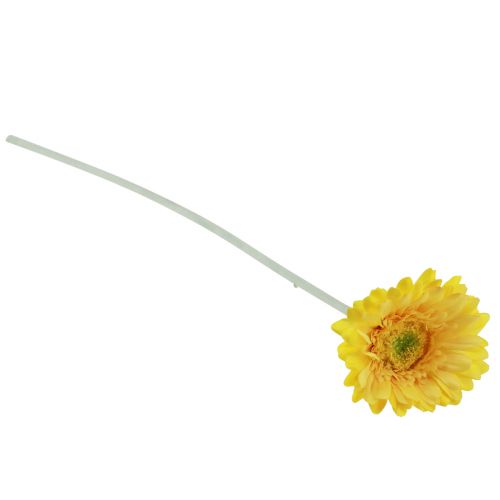 Floristik24 Kunstige blomster Gerbera gul 45cm