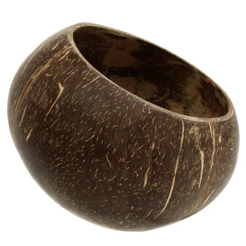 Floristik24 Kokosnøttskall polert naturell 5 stk