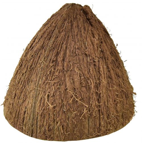 gjenstander Kokosbolle dekorasjon naturlige halve kokosnøtter Ø7-9cm 5stk