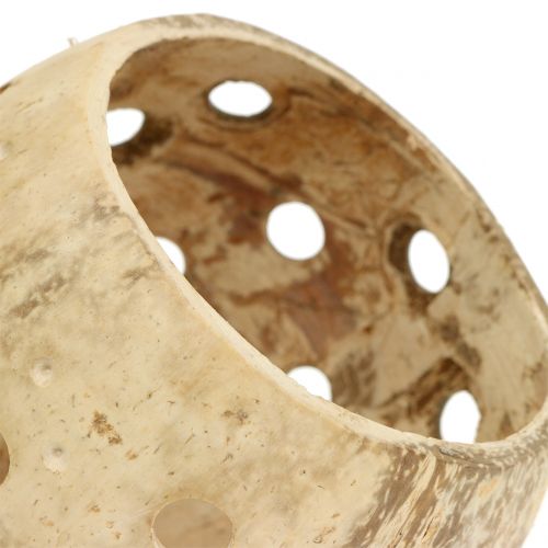 gjenstander Kokosnøttbolle polert med hull naturlig Ø9,5cm - Ø13cm 1p
