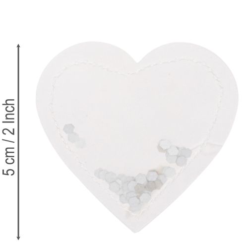 Konfettihjerter 5 cm 24 stk | Floristik24.no