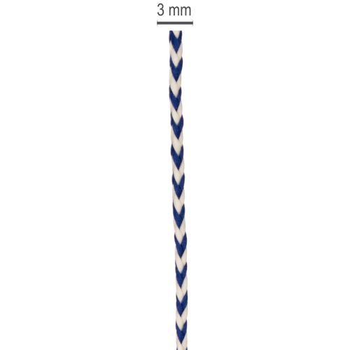 Stripete gavebånd/snor for kreativ dekorasjon, 3 mm tykk, 20 m lang | Floristik24.no
