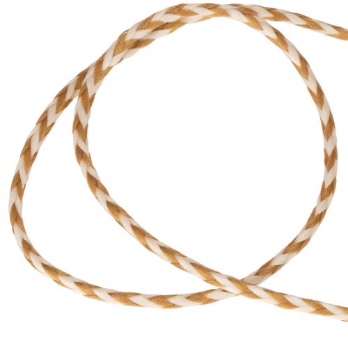 Gavebånd, tofarget snor, 3 mm,