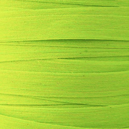 gjenstander Grønt bomullsbånd, bærekraftig, 10 mm, 100 m gavebånd