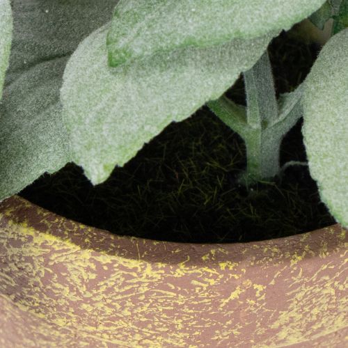 gjenstander Kunstig urtepotte med dekorative urter til kjøkken, hage, balkong eller terrasse, 15m³, 3 stk.