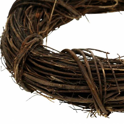 Floristik24 Dekorativ kranspil Ø20cm naturlig dørkrans eller veggkrans