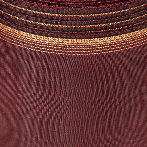 gjenstander Bordeaux krans bånd 100 mm moiré taft bryllup dekorasjon