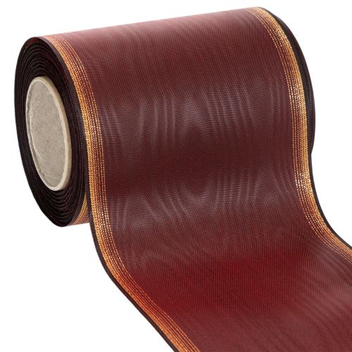 Kransbånd Bordeaux Moiré 125mm pyntebånd kjøpe | Floristik24.no