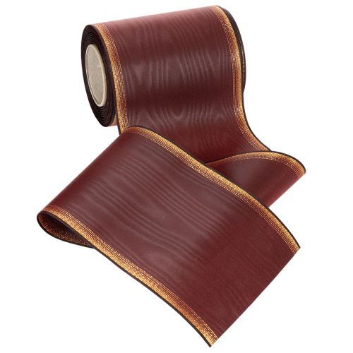 Kransbånd Bordeaux Moiré 125mm pyntebånd | Floristik24.no