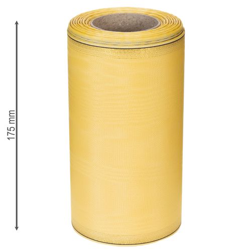 gjenstander Kransbånd moiré kransbånd gul 175mm 25m