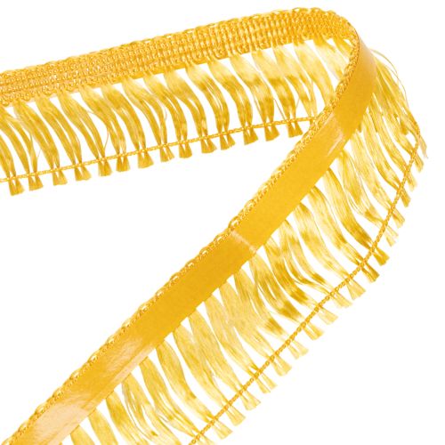 Kransbånd dusker frynser gyllen selvklebende frynser 40mm 25m | Floristik24.no