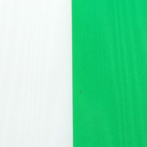 gjenstander Kransbånd moiré grønn-hvit 125mm 25m
