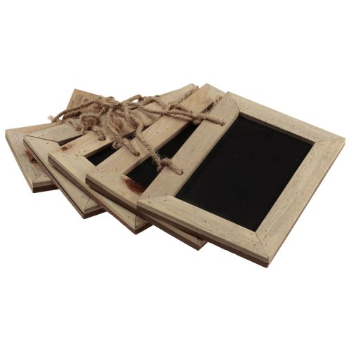 Floristik24 Tavler for oppheng av treplate natur 20×15cm 5stk