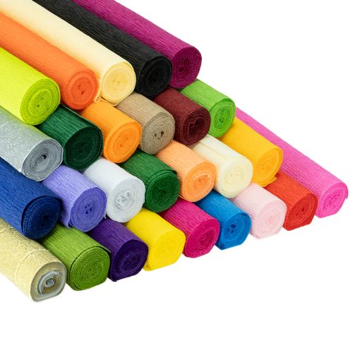 gjenstander Crepe papir blomsterhandler crepe 50x250cm
