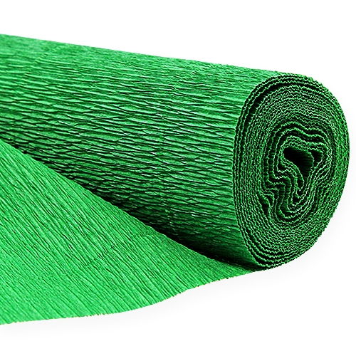 gjenstander Florist Crepe Paper Grønn 50x250cm