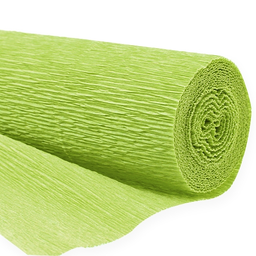 gjenstander Florist crepe papir mai grønn 50x250cm