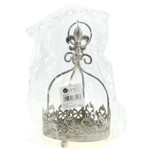 Floristik24 Krone for å henge antikk krem Ø10,5cm