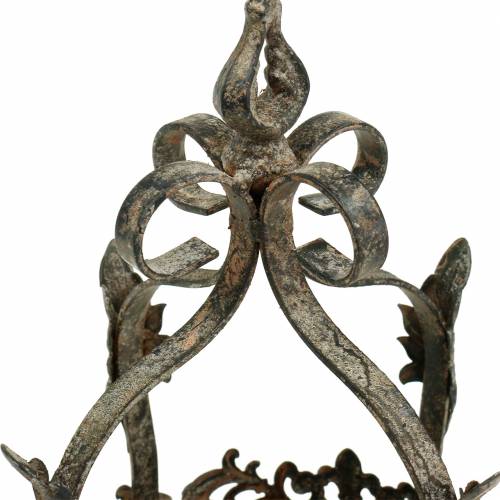 Floristik24 Kronebrett antikk Ø18cm H28cm