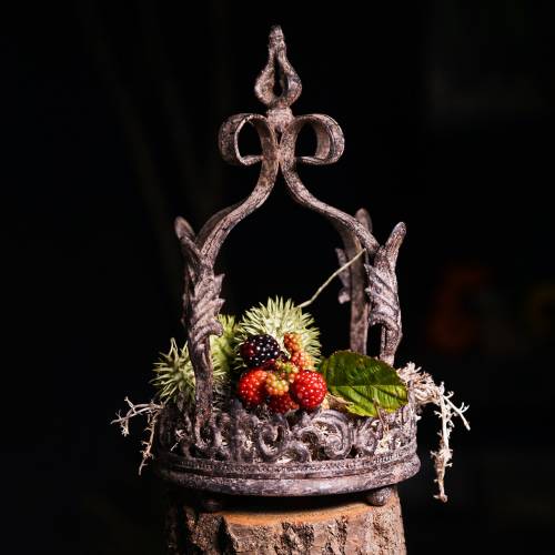 Floristik24 Kronebrett antikk Ø18cm H28cm