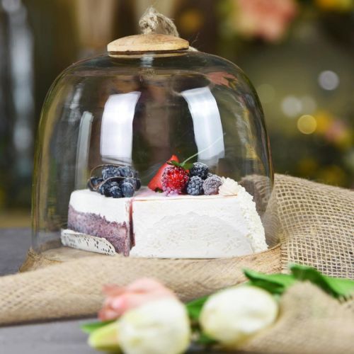 Floristik24 Kakestykke blåbær kunstig 10cm