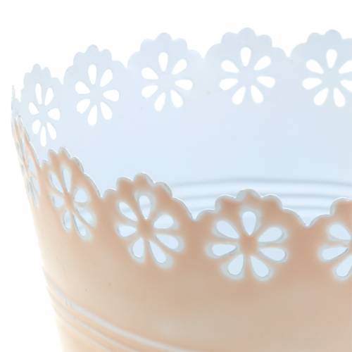 Floristik24 Urtepotte blomsterpynt rosa Ø12,5cm H13,5cm