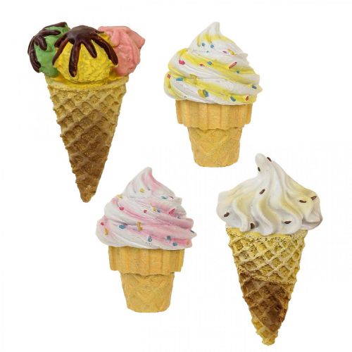 Floristik24 Kjøleskapsmagneter Ismagnet Kjøleskap Assortert 5-7cm 4stk