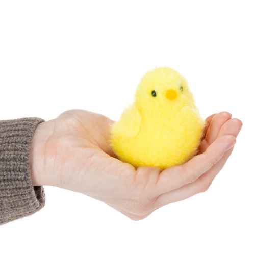 gjenstander Dekorative kyllinger, perfekte for påskefeiring i stuen eller hagen, 7 cm, 6 stk.