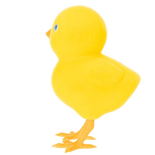 gjenstander Kyllingdekorasjon til påske, borddekorasjon, gjenbrukbar stuedekorasjon, 16 cm, 2 stk.