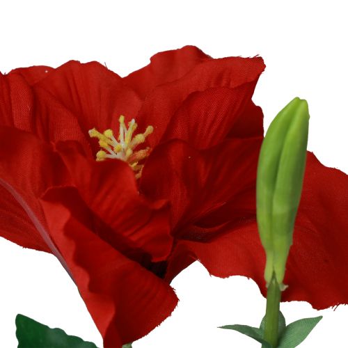 gjenstander Kunstige blomster Hibiscus Rød 62cm