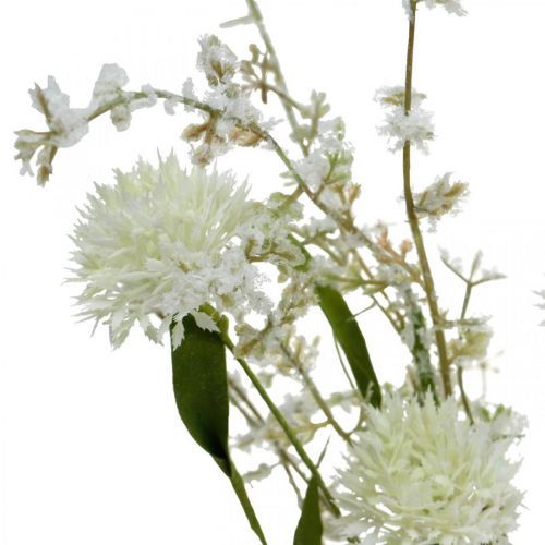 gjenstander Kunstig Engblomst Hvit Silkeblomstbukett Kunstige blomster