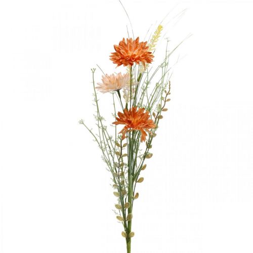 Floristik24 Kunstige engblomster Oransje kunstige blomster på Pick sommerdekorasjonen