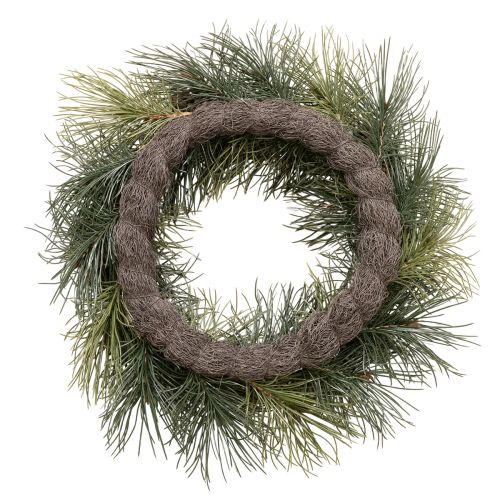 Kunstig furukvistkrans med kongler 60 cm | Floristik24.no