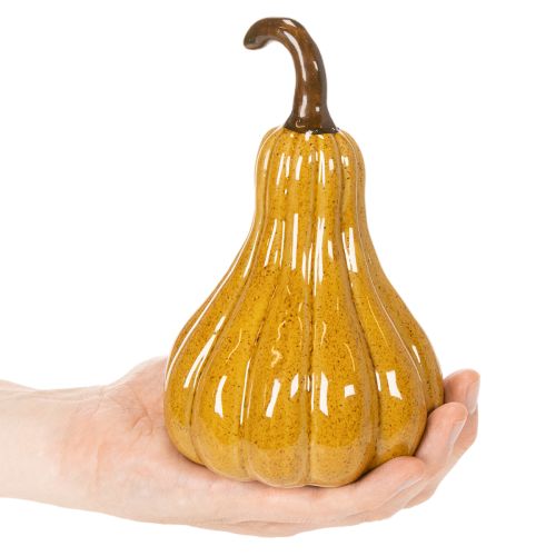 Dekorativt gresskar til borddekorasjon Halloween 18 cm | Floristik24.no