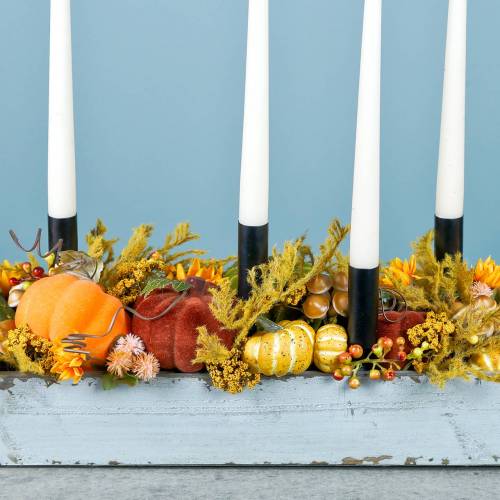 Floristik24 Kunstig gresskarblanding 3,5cm - 11cm 26stk