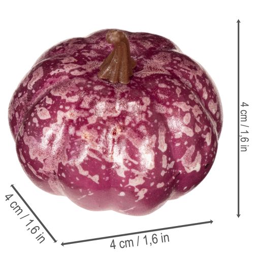 Mini gresskardekorasjonssett, høst- og halloweendekorasjoner, assorterte farger, 4 cm, 24 deler | Floristik24.no
