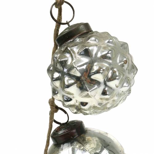 Floristik24 Julepynt krans Julekuler champagne 120cm