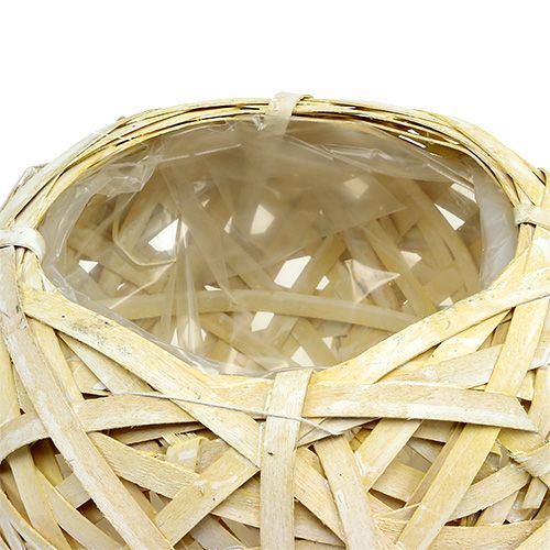 Floristik24 Kulepotte laget av flisegul Ø23cm H19cm