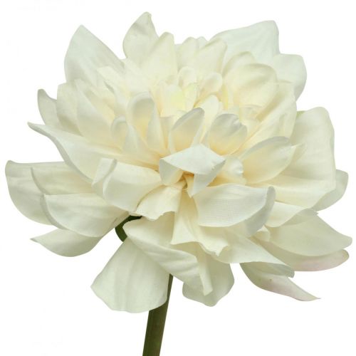 gjenstander Kunstig blomst Dahlia Hvit Kunstig blomst med knopp H57cm
