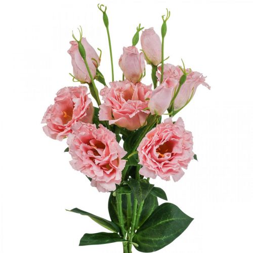 Floristik24 Kunstige blomster Lisianthus rosa kunstsilkeblomster 50cm 5 stk.