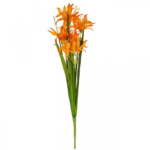 Floristik24 Kunstige blomster Nerine Orange Guernsey Lilies Høstblomster 48cm