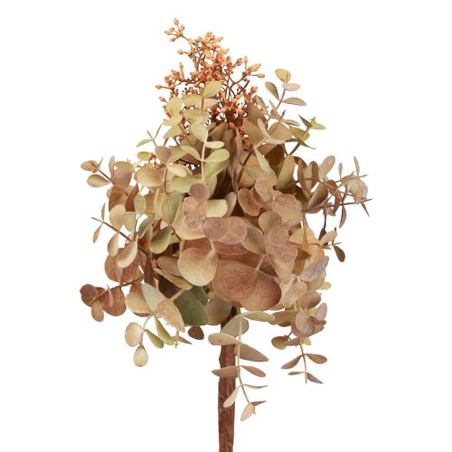 gjenstander Kunstig eukalyptusbukett, kunstig blomsterdekorasjon med knopper 30cm