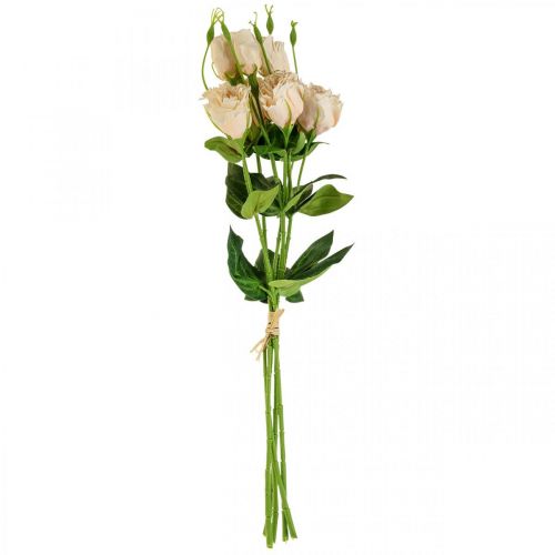 Floristik24 Kunstige blomster lisianthus krem 51cm blomsterdekorasjon 5stk