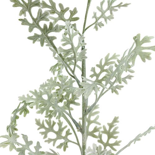 gjenstander Kunstige planter sølvblad hvitgrønn 40cm 6stk