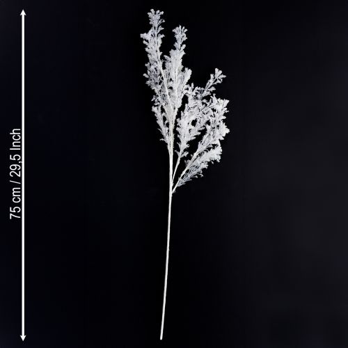 Floristik24 Kunstig gren frostet dekorativ gren vinterdekorasjon hvit 78 cm 2 stk